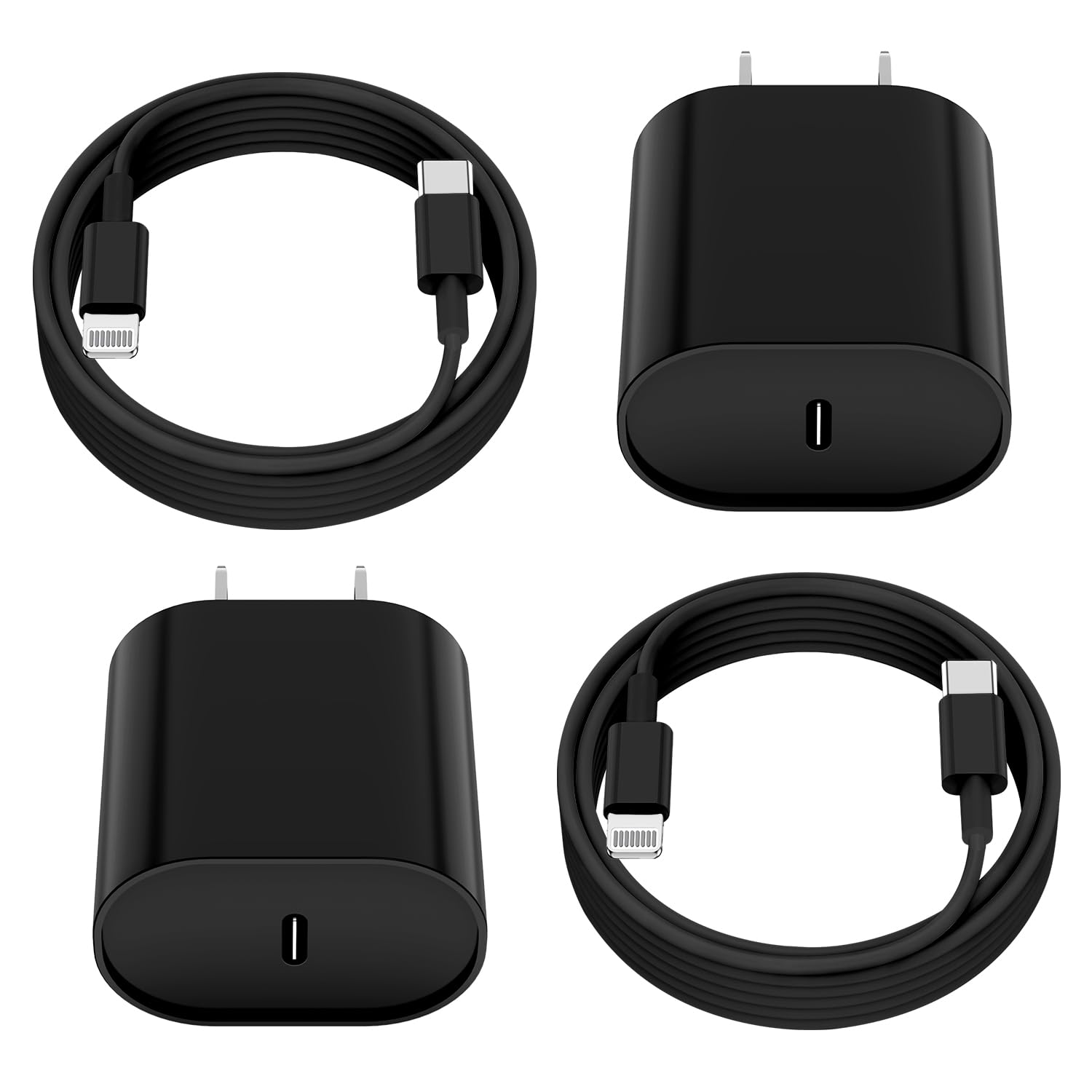 Essri i Phone Charger Fast Charging 10 FT, 3-Pack 20W PD USB C Charger Block with iPhone 14 13 Charging Cable 10 Foot, Compatible with iPhone 14 Pro/13Pro Max/12/11Pro/Mini - White